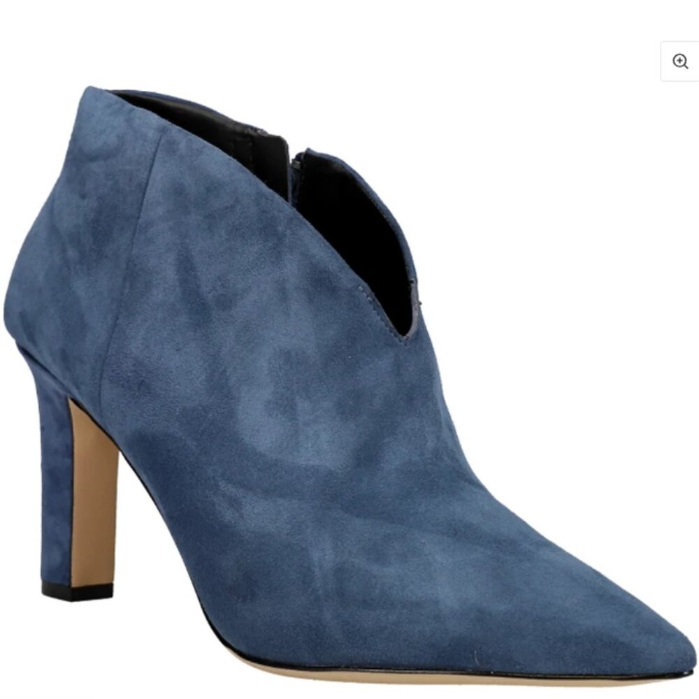 Cole Haan Suede Blue Ankle Booties